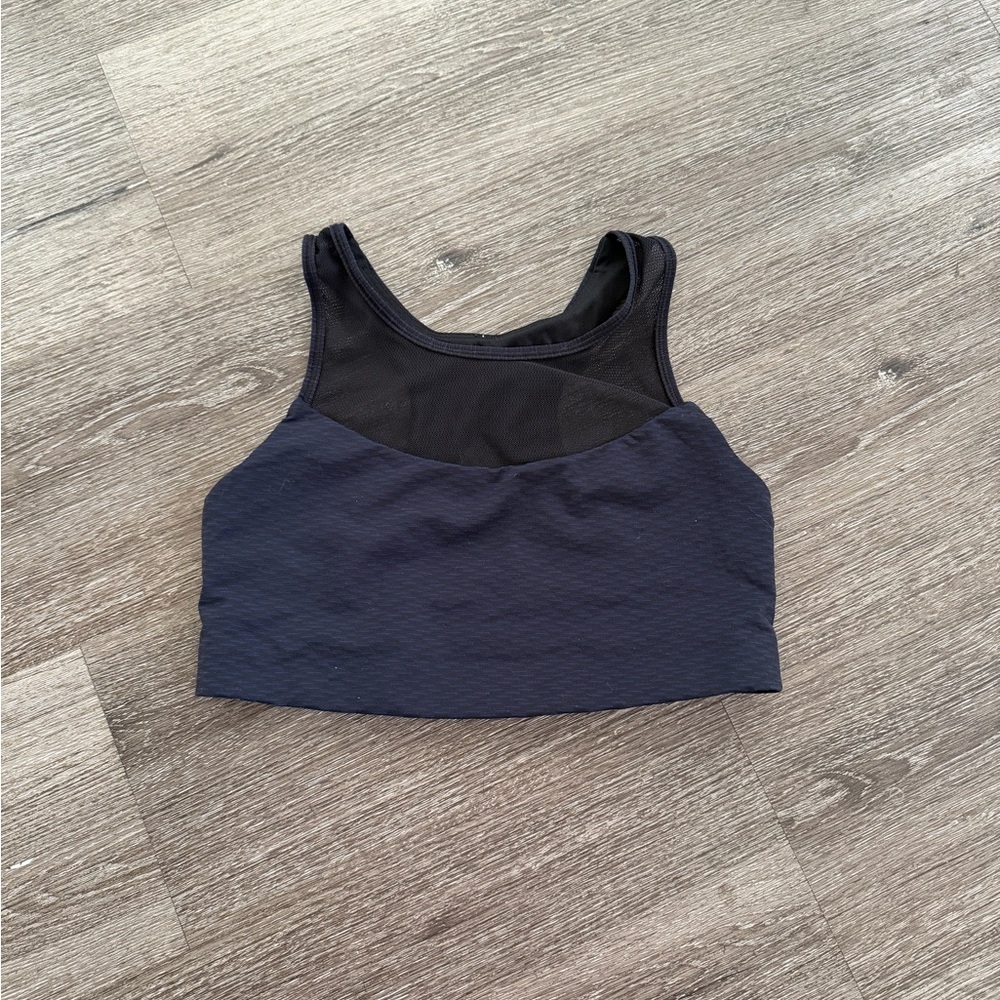lululemon athletica Black Mesh Sports Bra